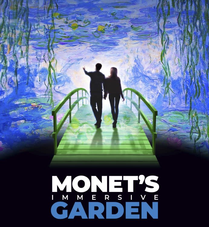 MONET'S IMMERSIVE GARDEN, key visual by PROJEKTIL
