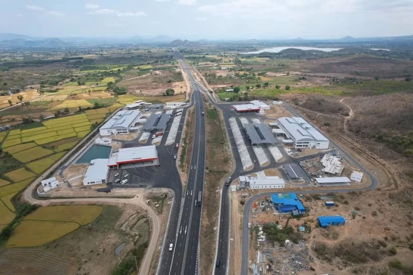 Trạm dừng nghỉ trên cao tốc Vĩnh Hảo-Phan Thiết đã được đưa vào vận hành, khai thác. (Ảnh: Cục Đường bộ Việt Nam cung cấp)