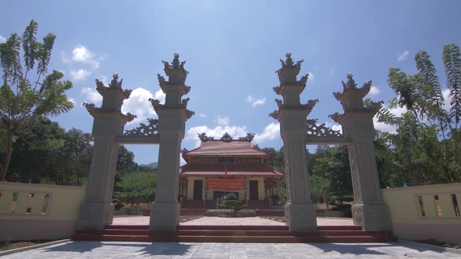 Nhà lưu niệm nhà thơ Chế Lan Viên tại làng An Xuân, xã Hiếu Giang -Ảnh: A.T