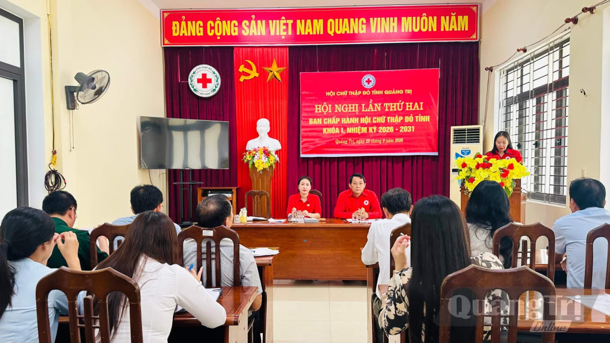 Thống nhất trọng tâm hoạt động Hội Chữ thập đỏ tỉnh nhiệm kỳ mới
