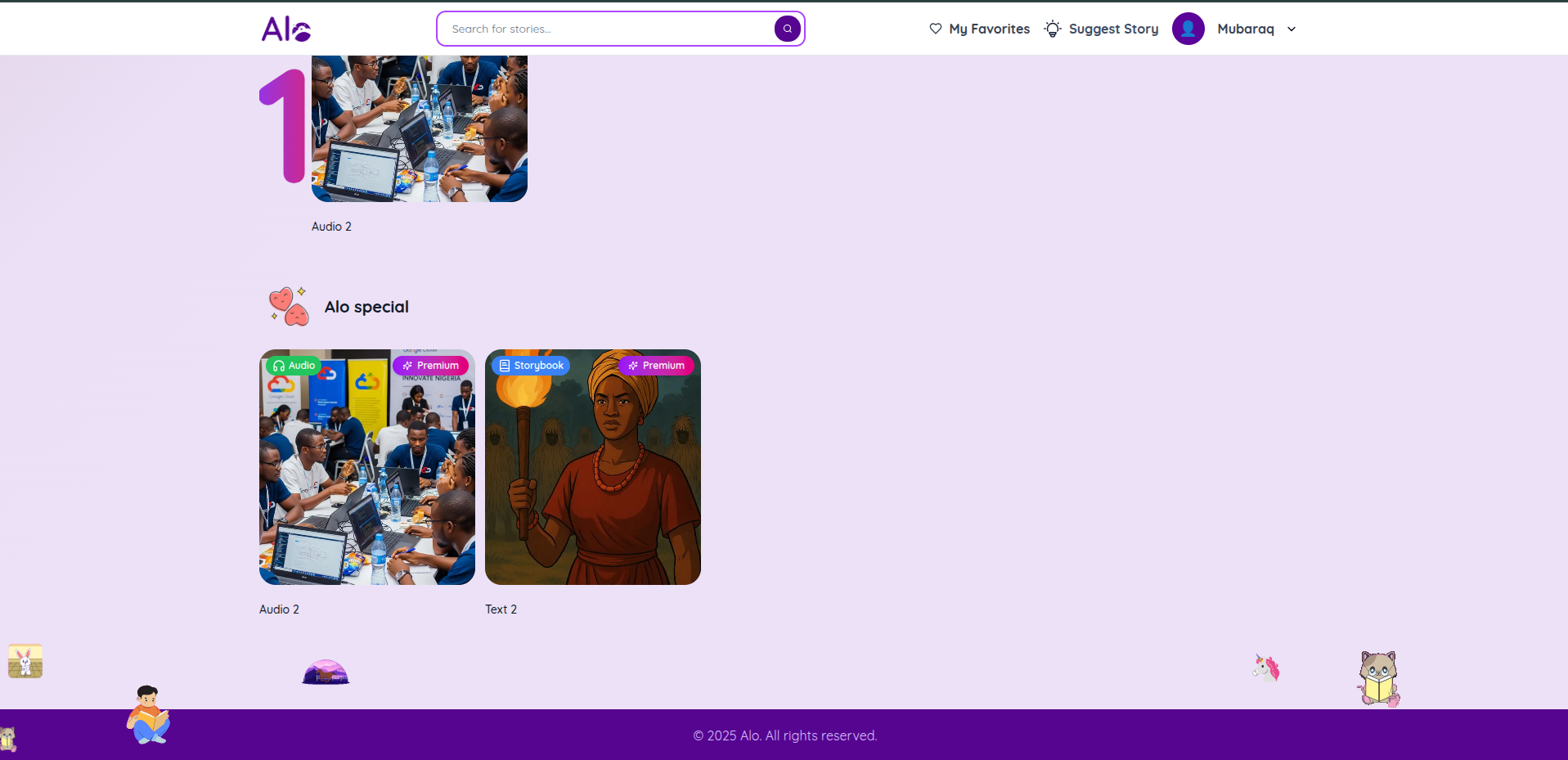 AlooAlo | Digital Storytelling for Kids