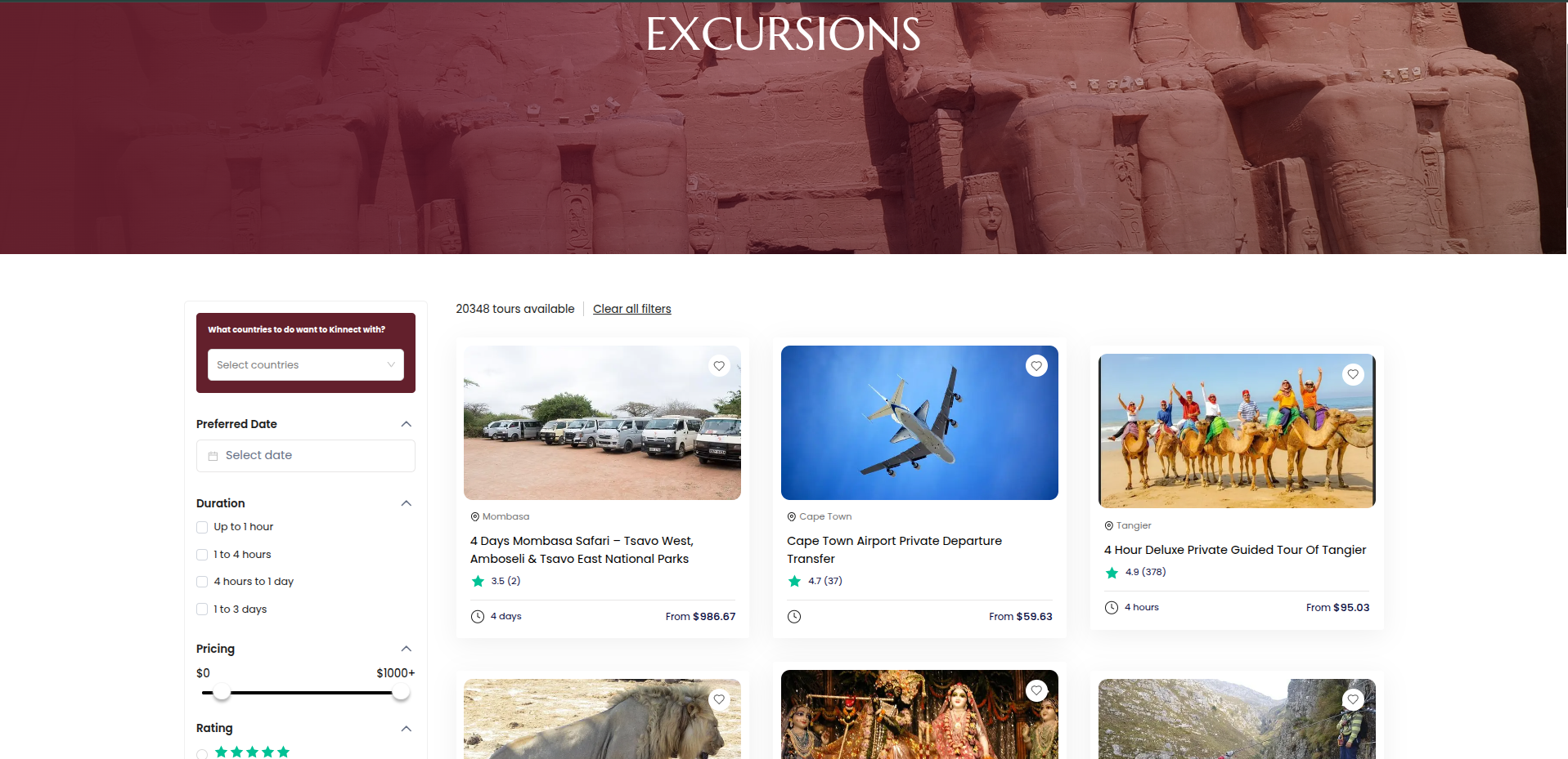 Kinnect | Pan-Africa Travel Experience