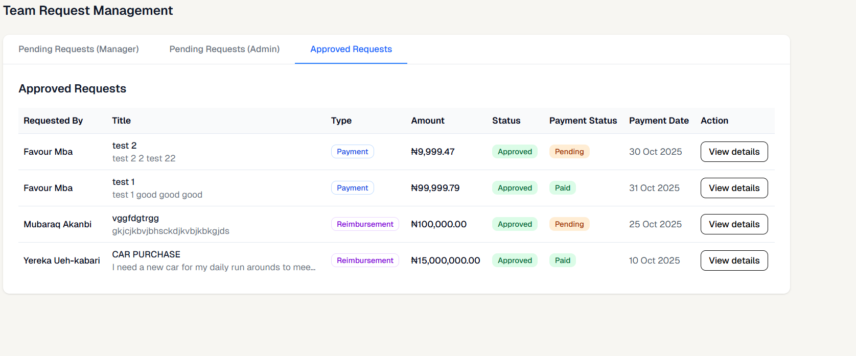 Internal HR & Operations Tool screenshot 7