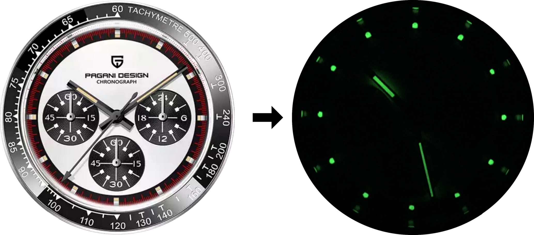 Luminiscencia Lorenzo Pagani 1676. Reloj de hombre