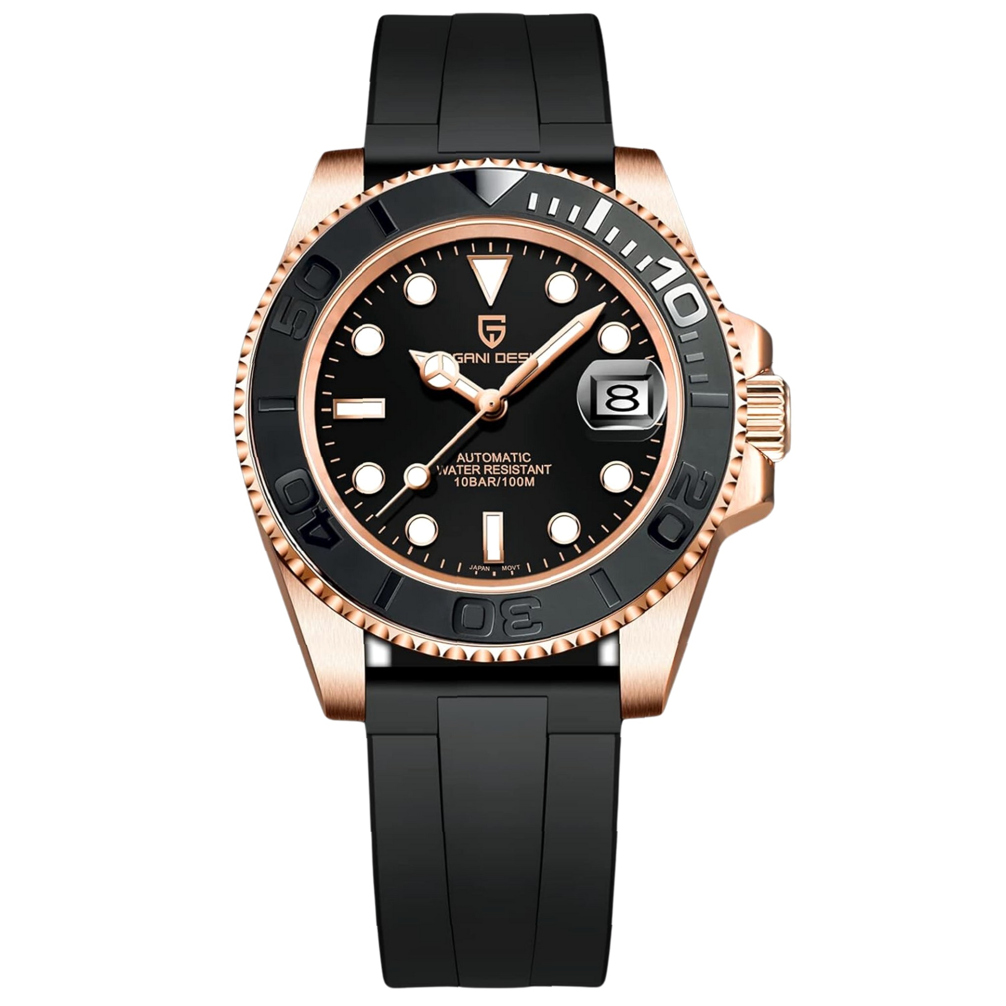 PD-1651 Rose Gold | Sapphire Crystal | Surgical Stainless Steel | Lorenzo Pagani® Official Store