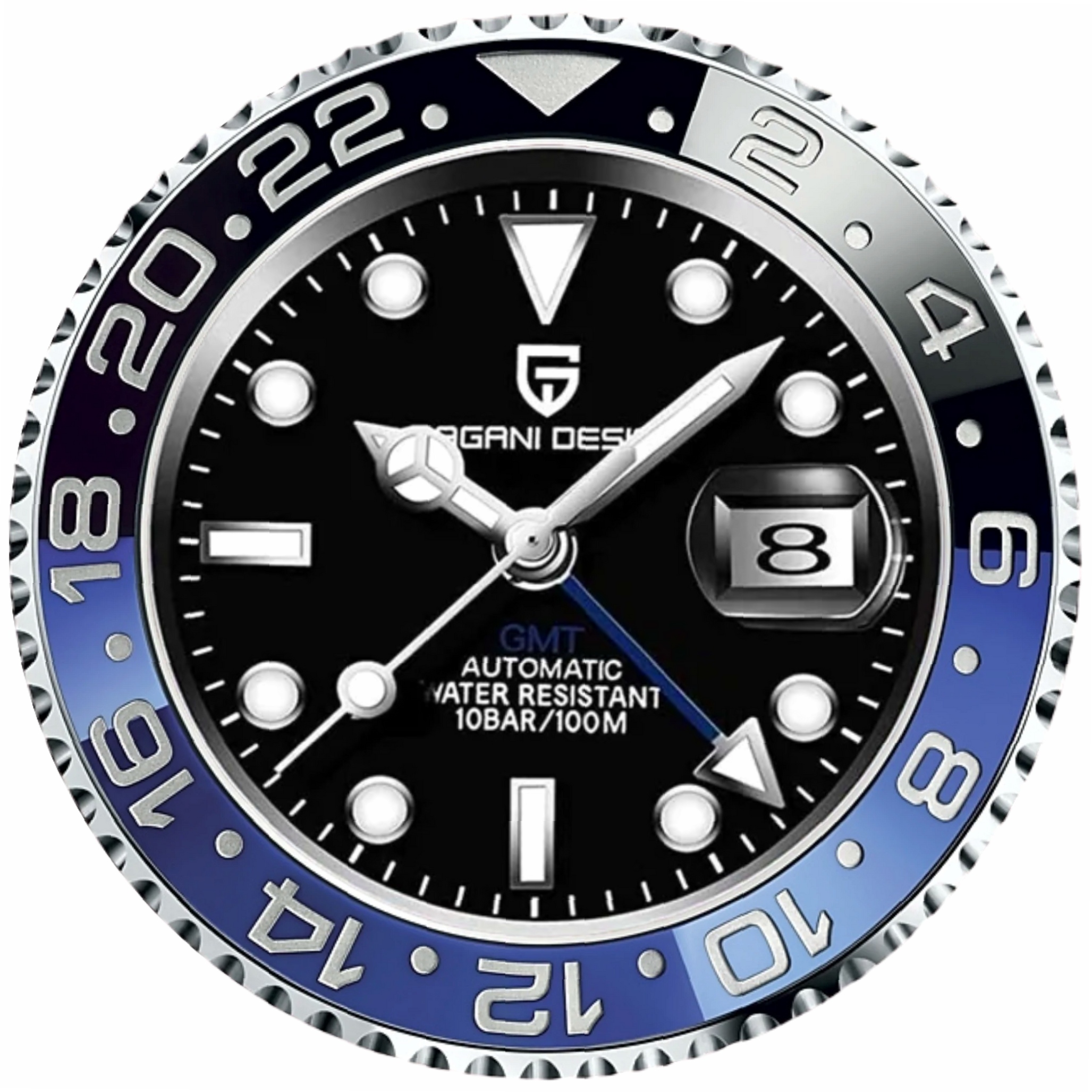 1662 BLACK BLUE CAJA SEIKO NH34
