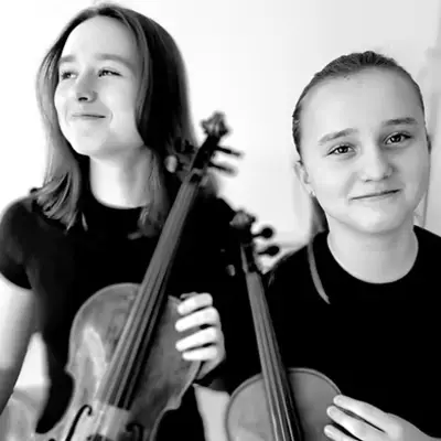 Portrait of Aleksandra and Alisiya Komarova