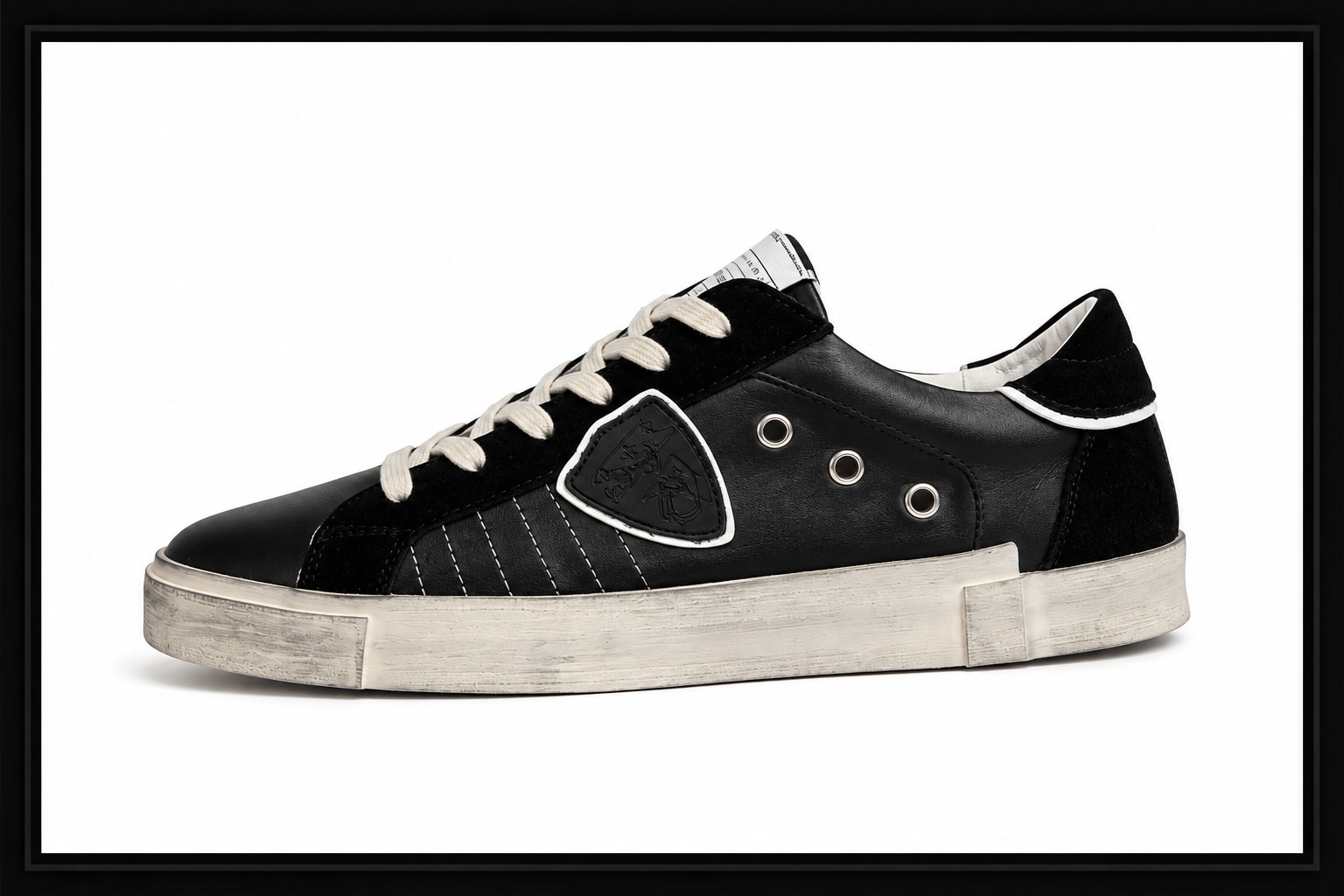 Philippe Model PRSX Low Black Black Philippe Model Paris ფეხსაცმელი Ketebi.ge