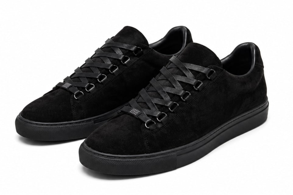 Balenciaga Arena Low Black Suede Black Balenciaga ფეხსაცმელი Ketebi.ge