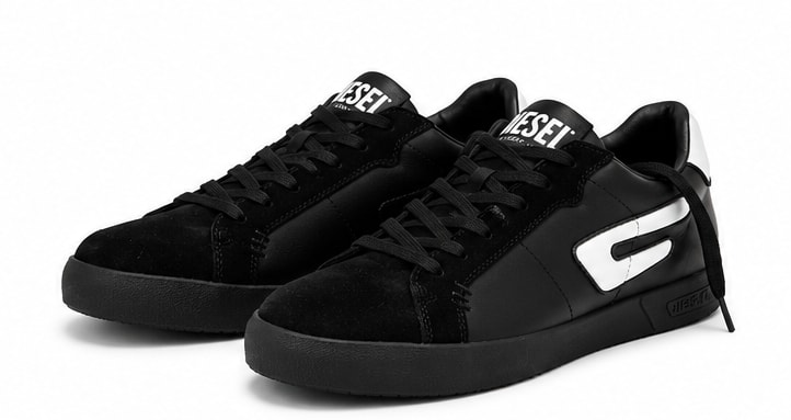 Diesel S-Athos Low Black White Diesel ფეხსაცმელი Ketebi.ge