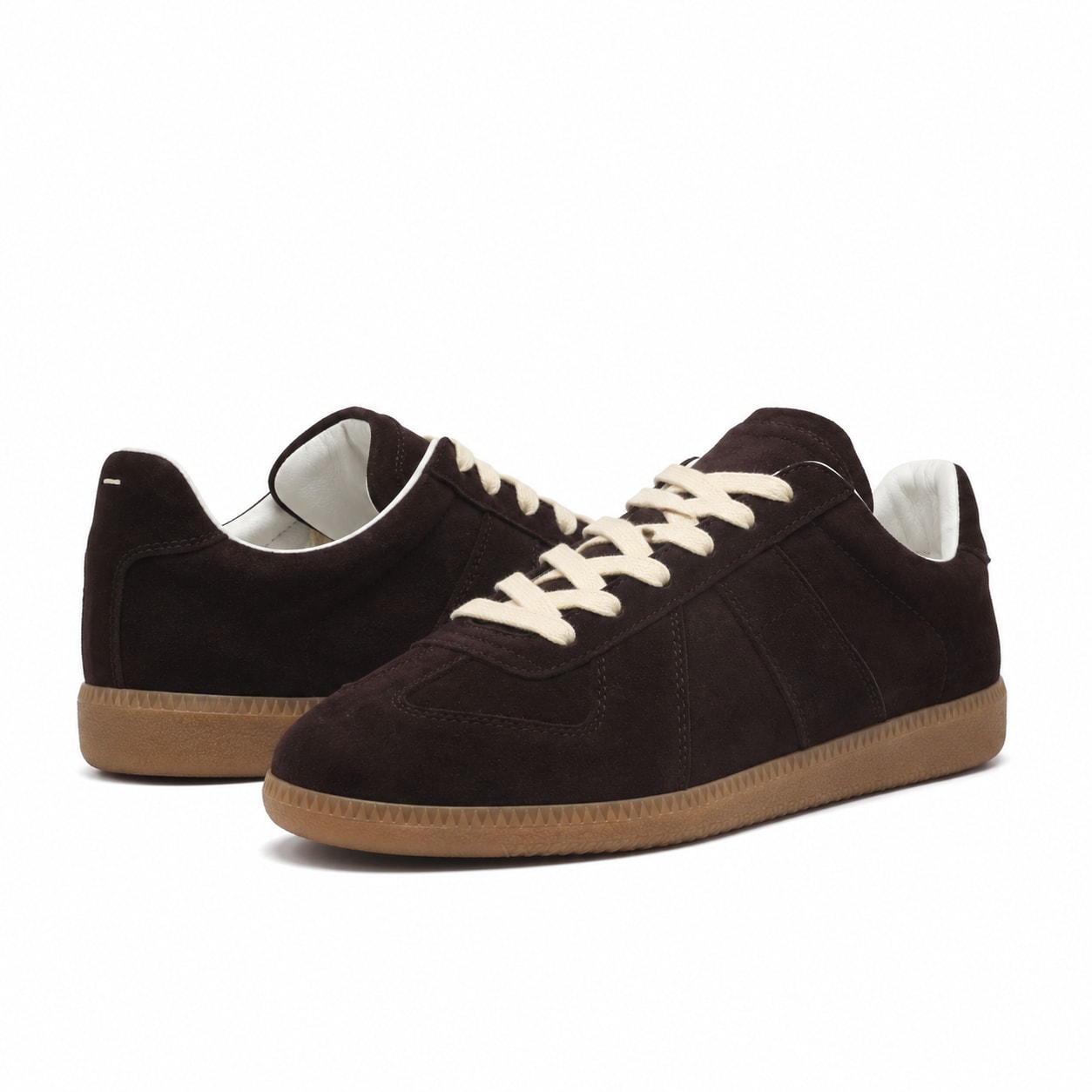 Maison Margiela Replica Suede Sneakers – Dark Brown / Gum Brown Maison Margiela ფეხსაცმელი Ketebi.ge