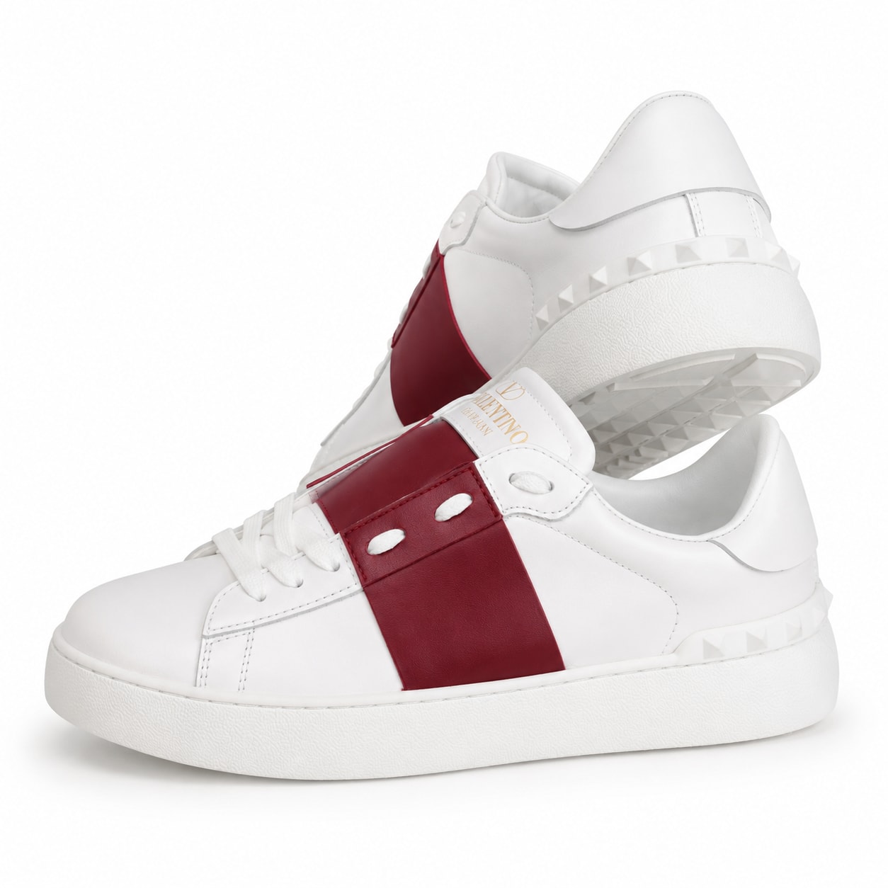 Valentino Garavani Open Sneaker – White / Red white/red Valentino Garavani ფეხსაცმელი Ketebi.ge
