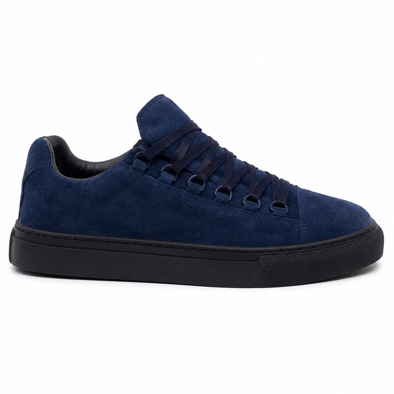 Balenciaga Arena Low Suede Sneakers – Navy / Black Navy / Black Balenciaga ფეხსაცმელი Ketebi.ge
