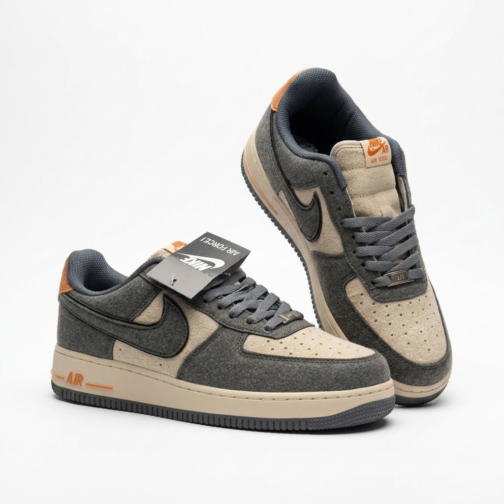 Nike Air Force 1 Low Gray Beige Grey / Beige Nike ფეხსაცმელი Ketebi.ge