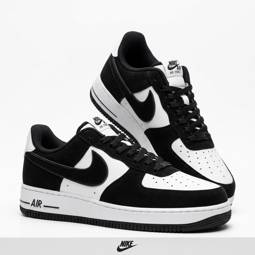 Nike Air Force 1 Low Black / White — KETEBI.GE