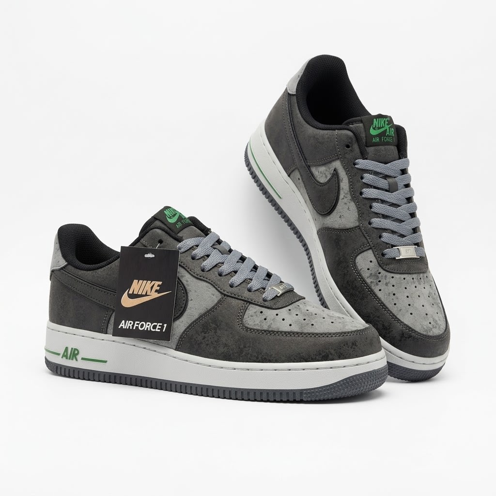 Nike Air Force 1 Low Dark Grey / Green Grey / Green Nike ფეხსაცმელი Ketebi.ge