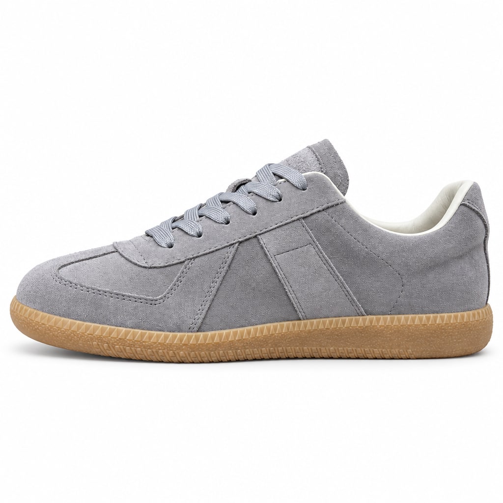 Maison Margiela Replica ნაცრისფერი დაბალყელიანი სნიკერი რეზინისფერი ძირით