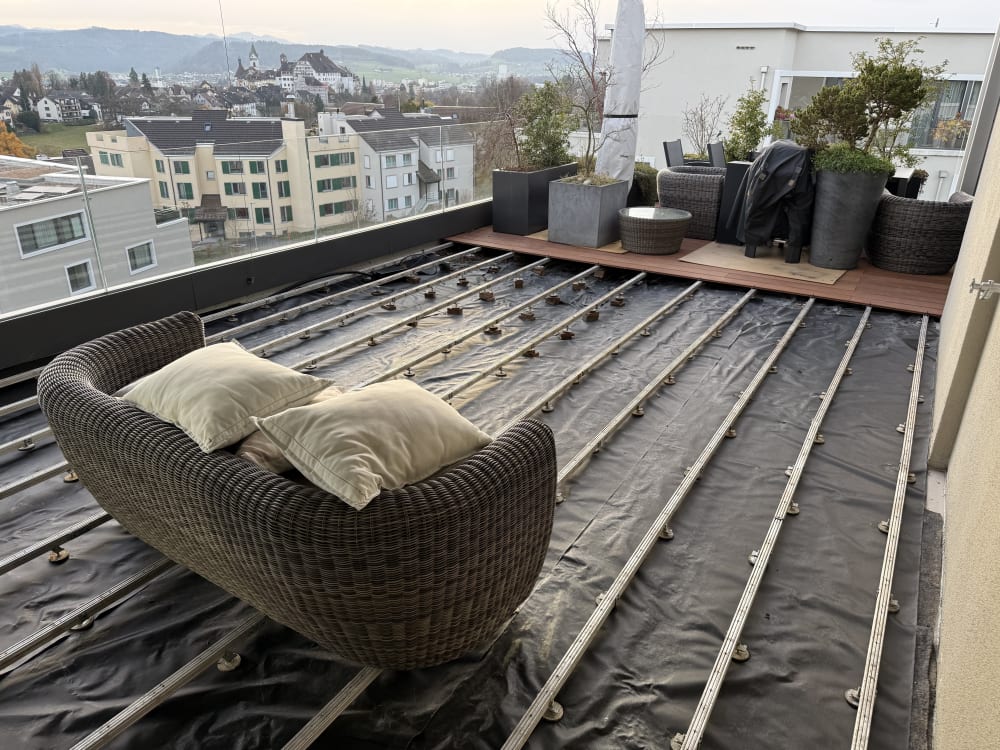 Terrassenboden in Wil wieder aufgebaut - Vor der Ausführung - Bild 2