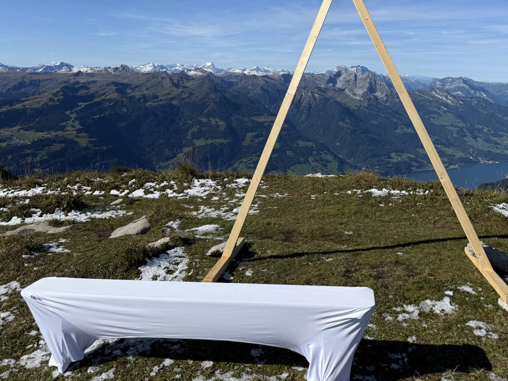 Traubogen in Unterwasser aus Holz - Nach der Ausführung - Bild 2