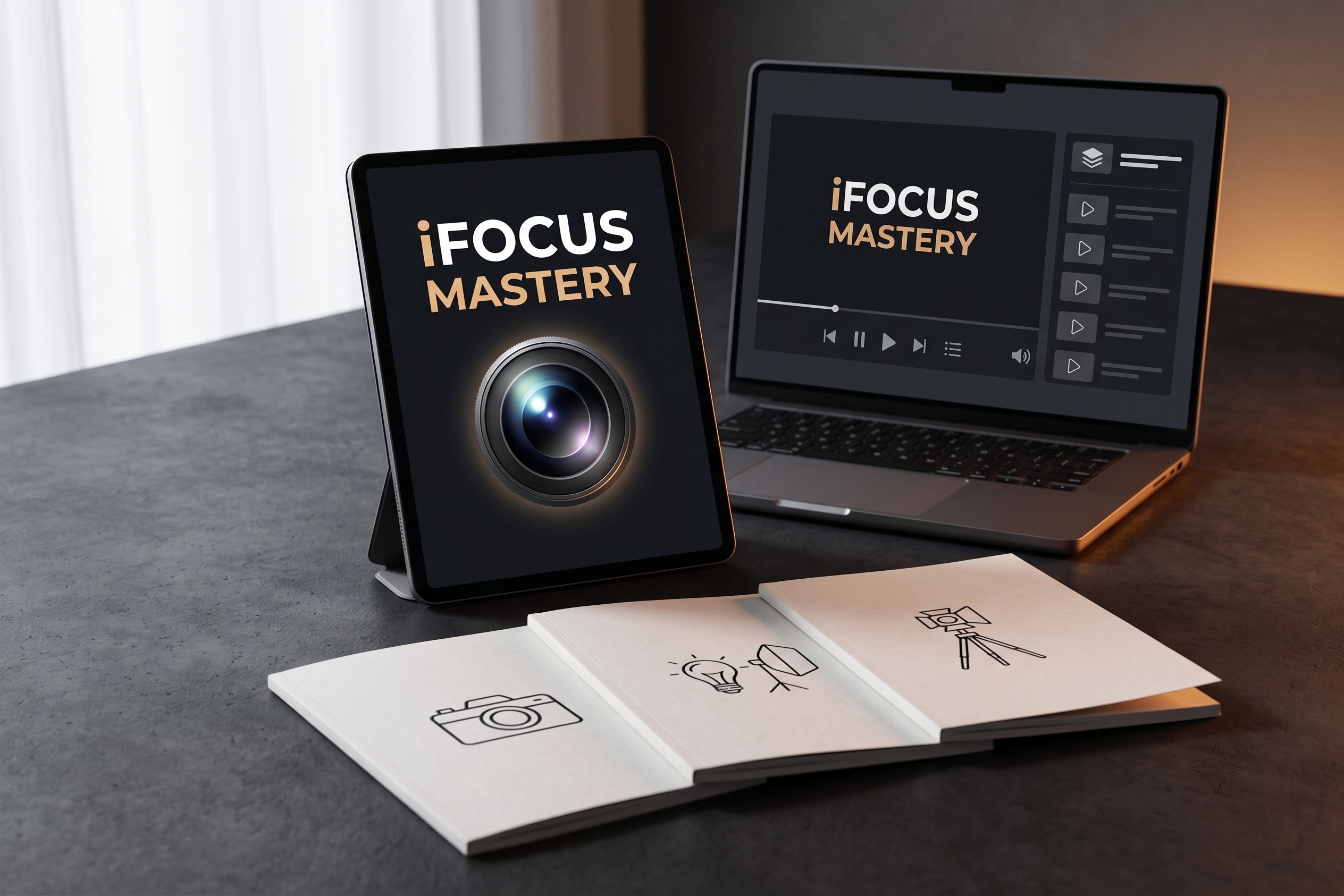 Bundle lengkap iFocus Mastery: eBook, video materi, dan 3 bonus