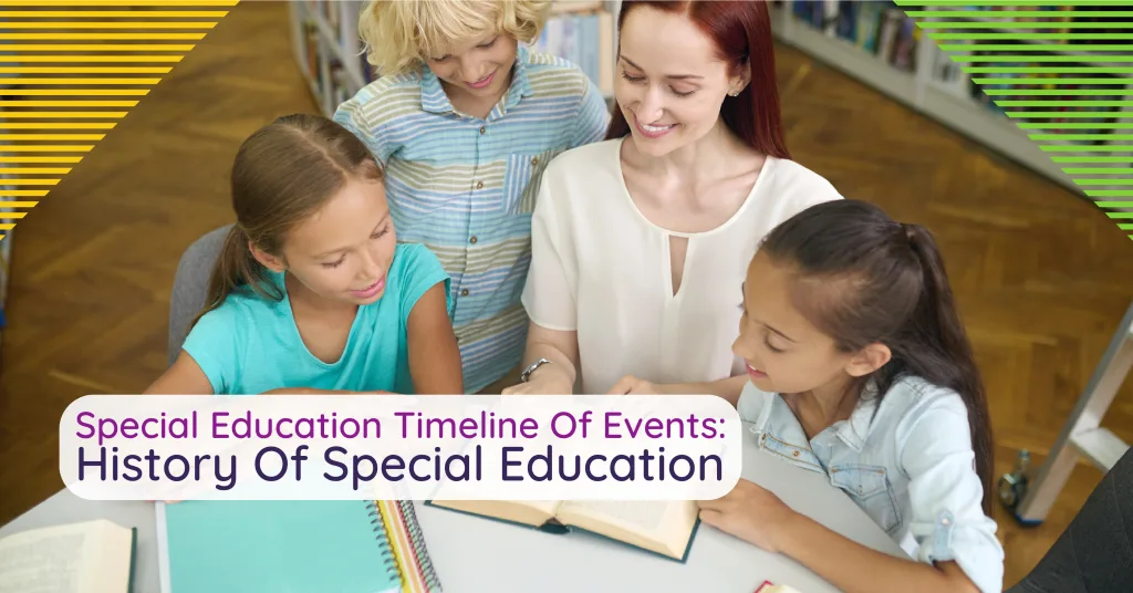 History of Special Ed A Timeline of Key Events