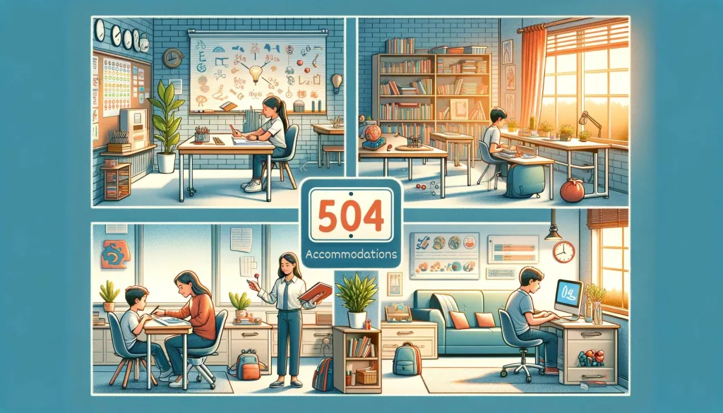 504 accommodations for adhd