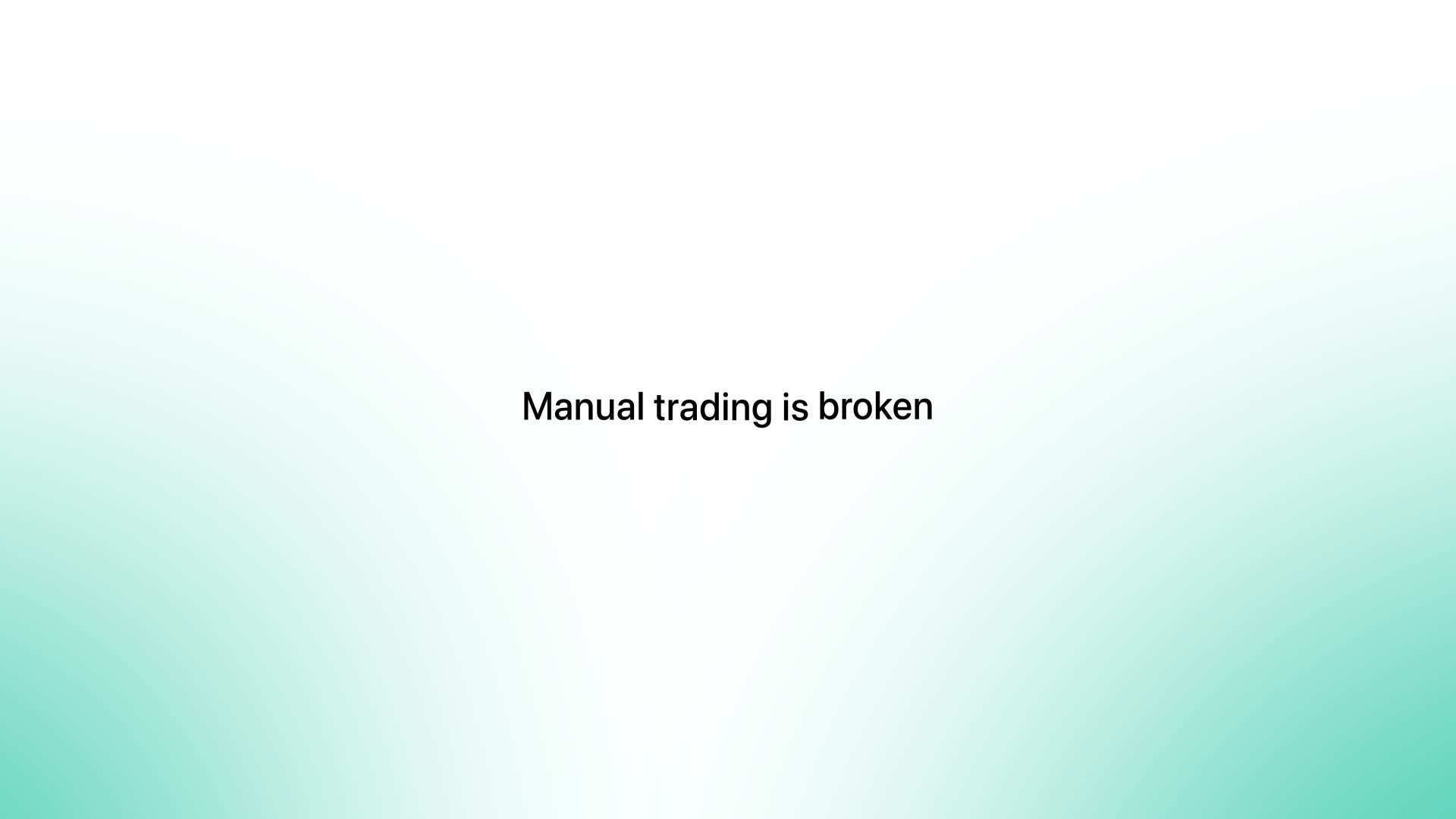 Obside AI motion film frame introducing AI-assisted trading