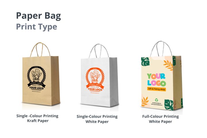 Custom Printed Paper Bags with Logo