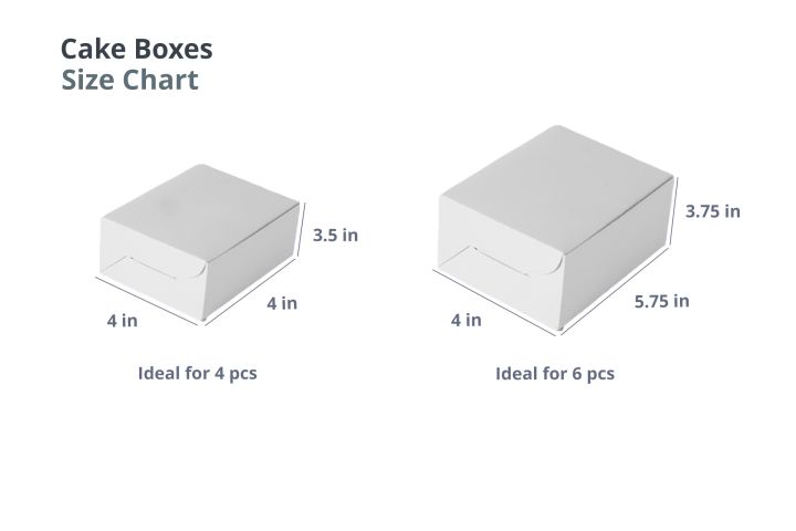 Catering Disposables - Cake boxes, cup cakes & Containers - Gateaux Slice &  Cake Boxes - Starlight Packaging