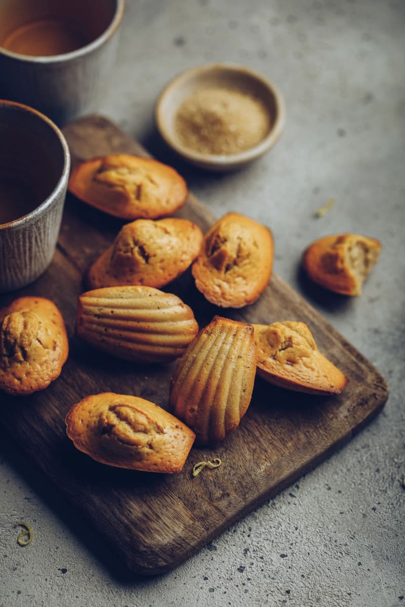 Madeleines à la bergamote d'après Cédric Grolet — recette adaptée Thermomix
