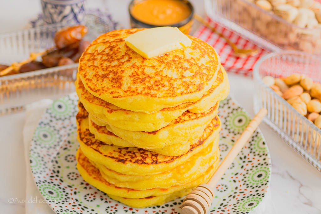Pancakes à la semoule (Harcha marocaine)