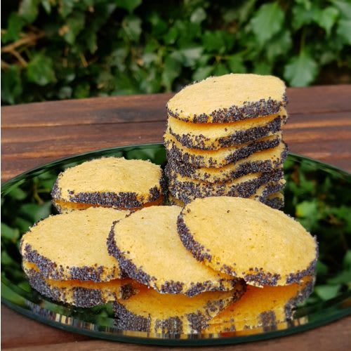 Biscuits au parmesan et graines de pavot