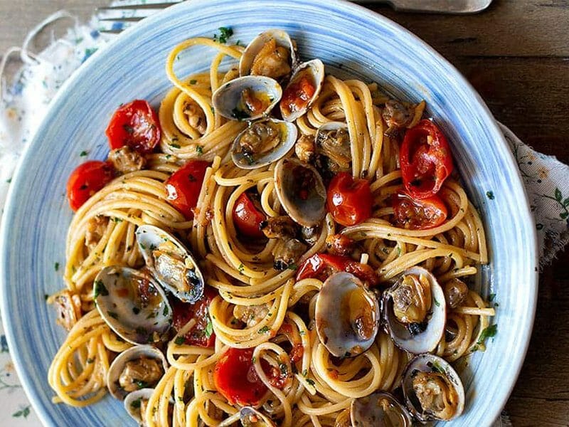 Spaghettis aux palourdes
