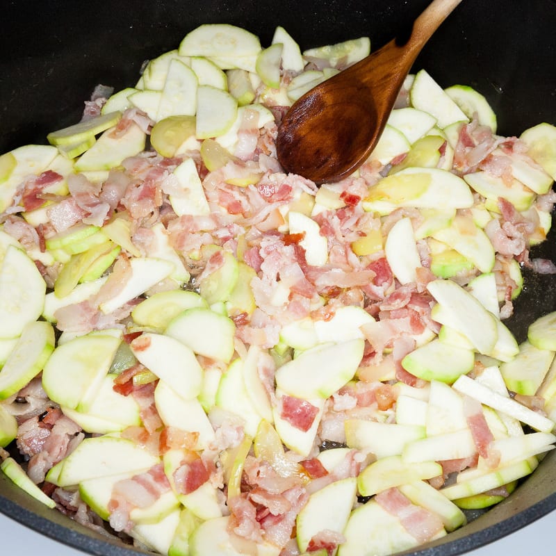 Courgettes à la crème