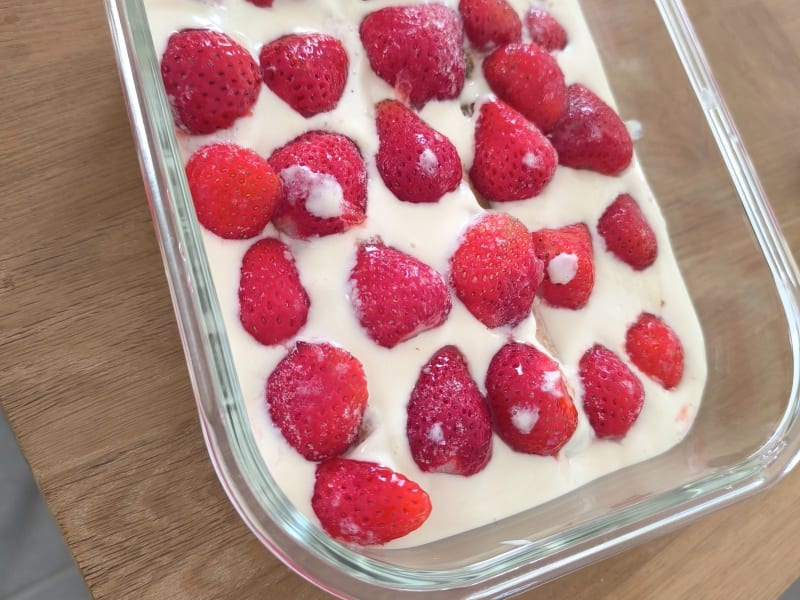 Tiramisu léger aux fruits rouges et fromage blanc