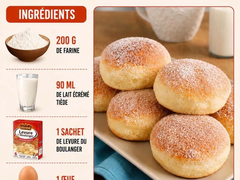 Beignets légers au four