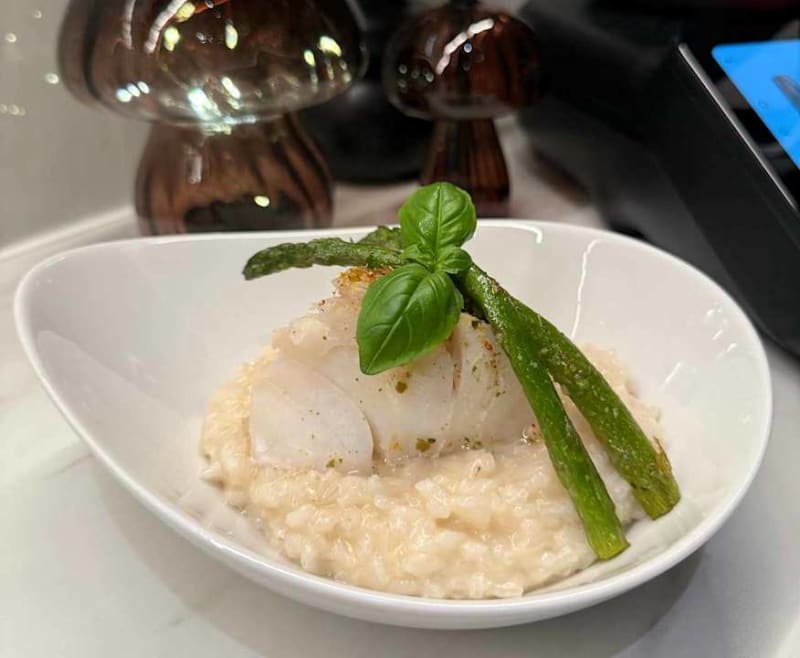 Cabillaud sur son lit de risotto