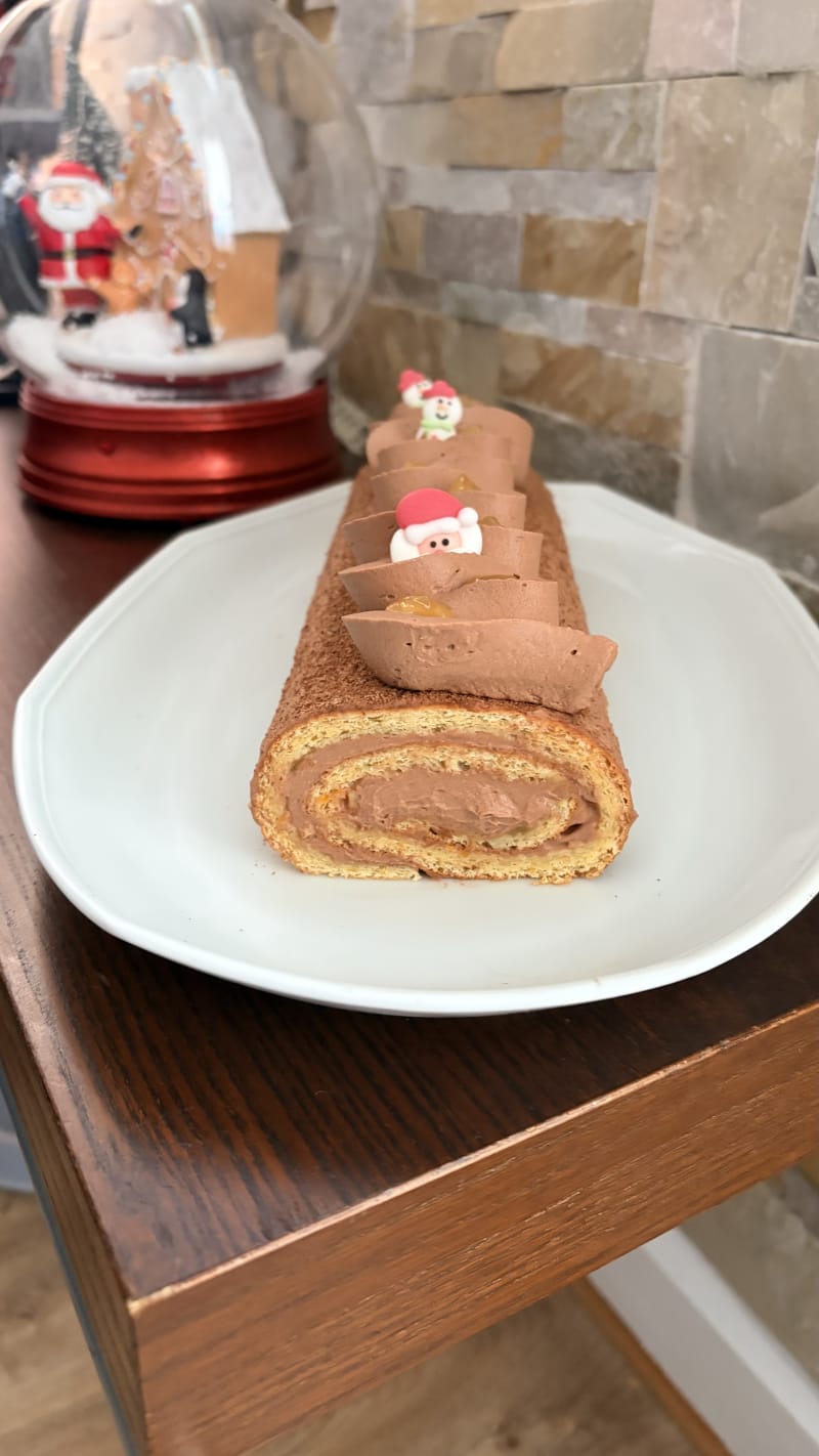 Bûche de Noël au chocolat