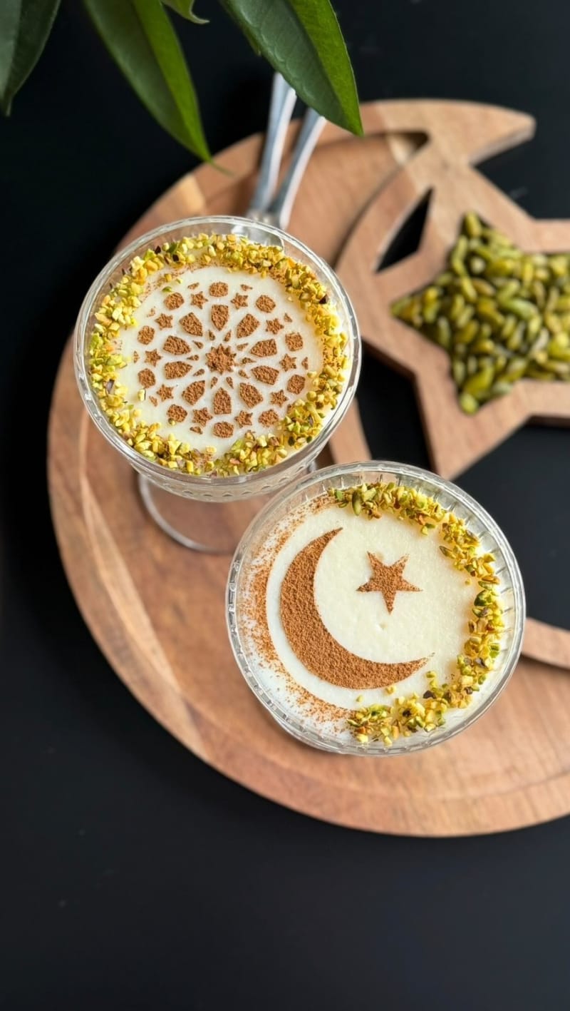 Mhalbi (Crème de riz algérienne)