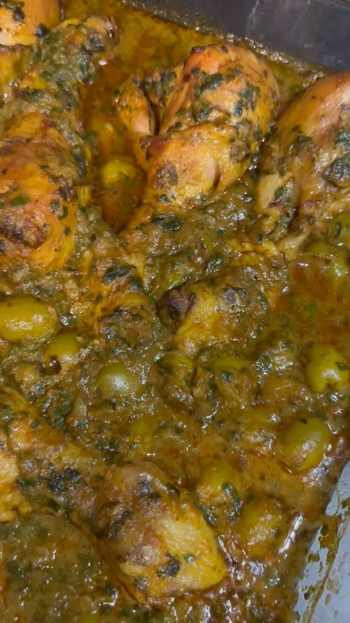 Tajine de poulet aux olives
