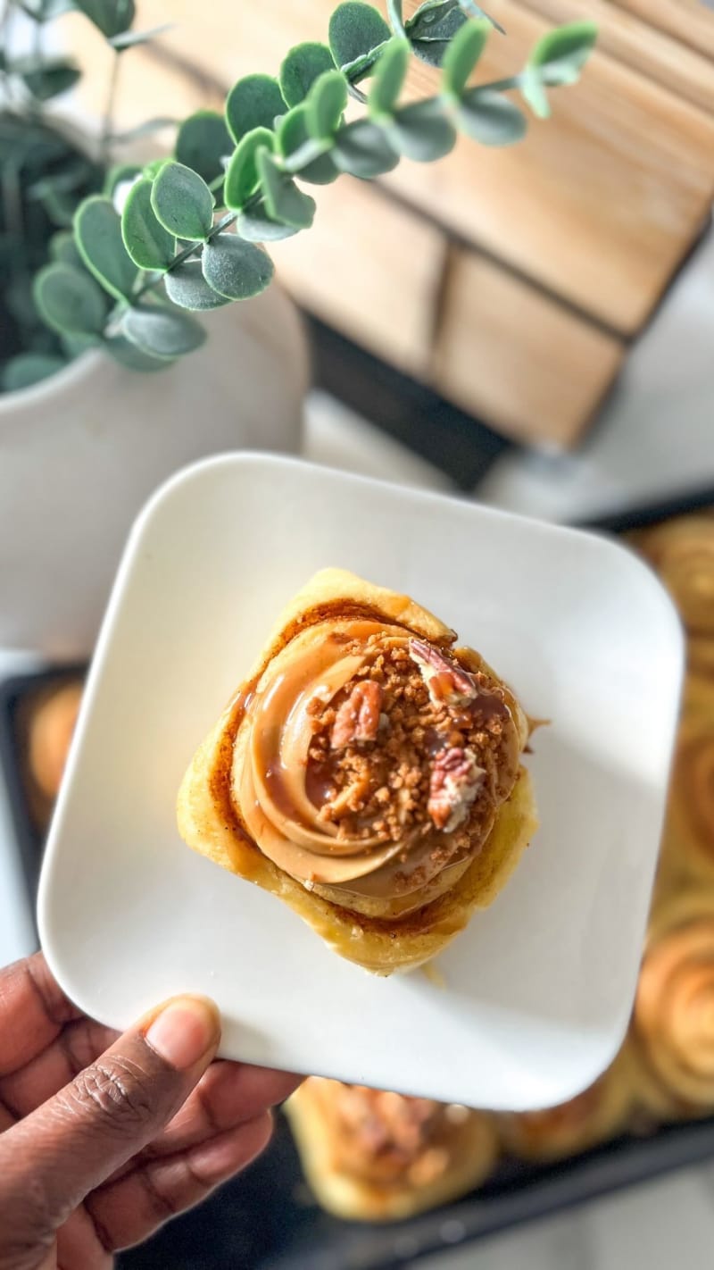 Cinnamon rolls spéculoos & caramel