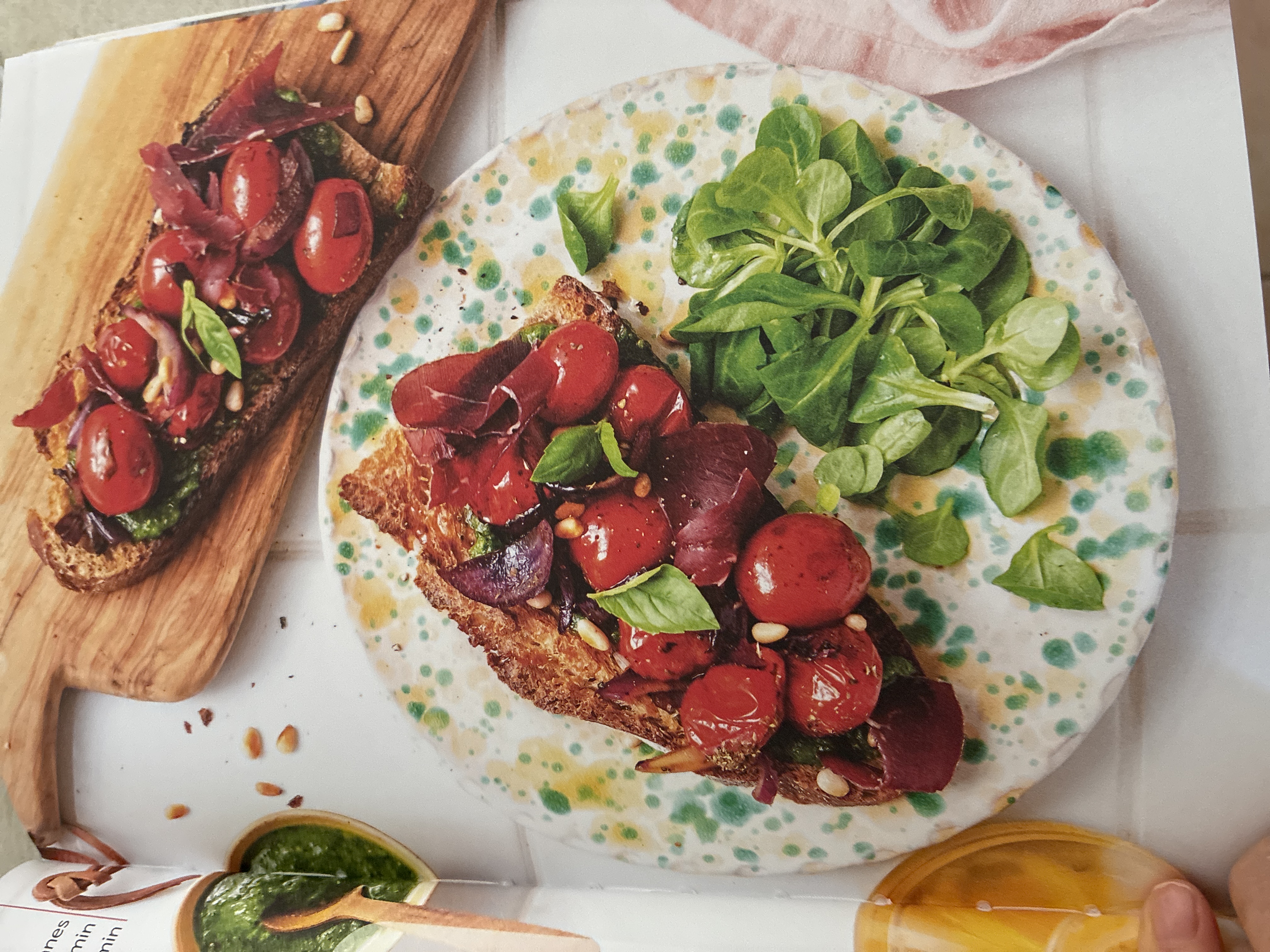 Bruschetta de tomates