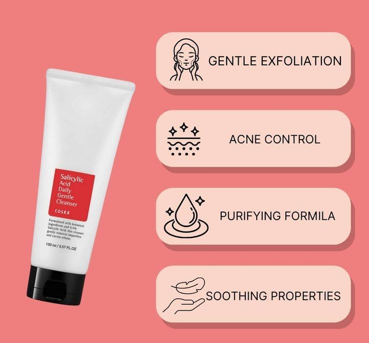 COSRX Salicylic Acid Daily Gentle Cleanser