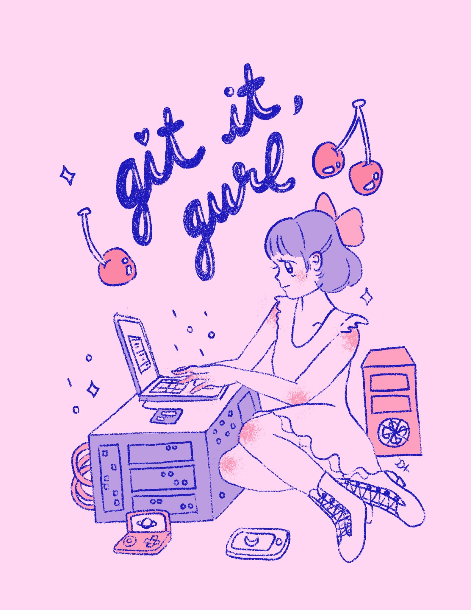 Git It Gurl designs created by Amy Wibowo