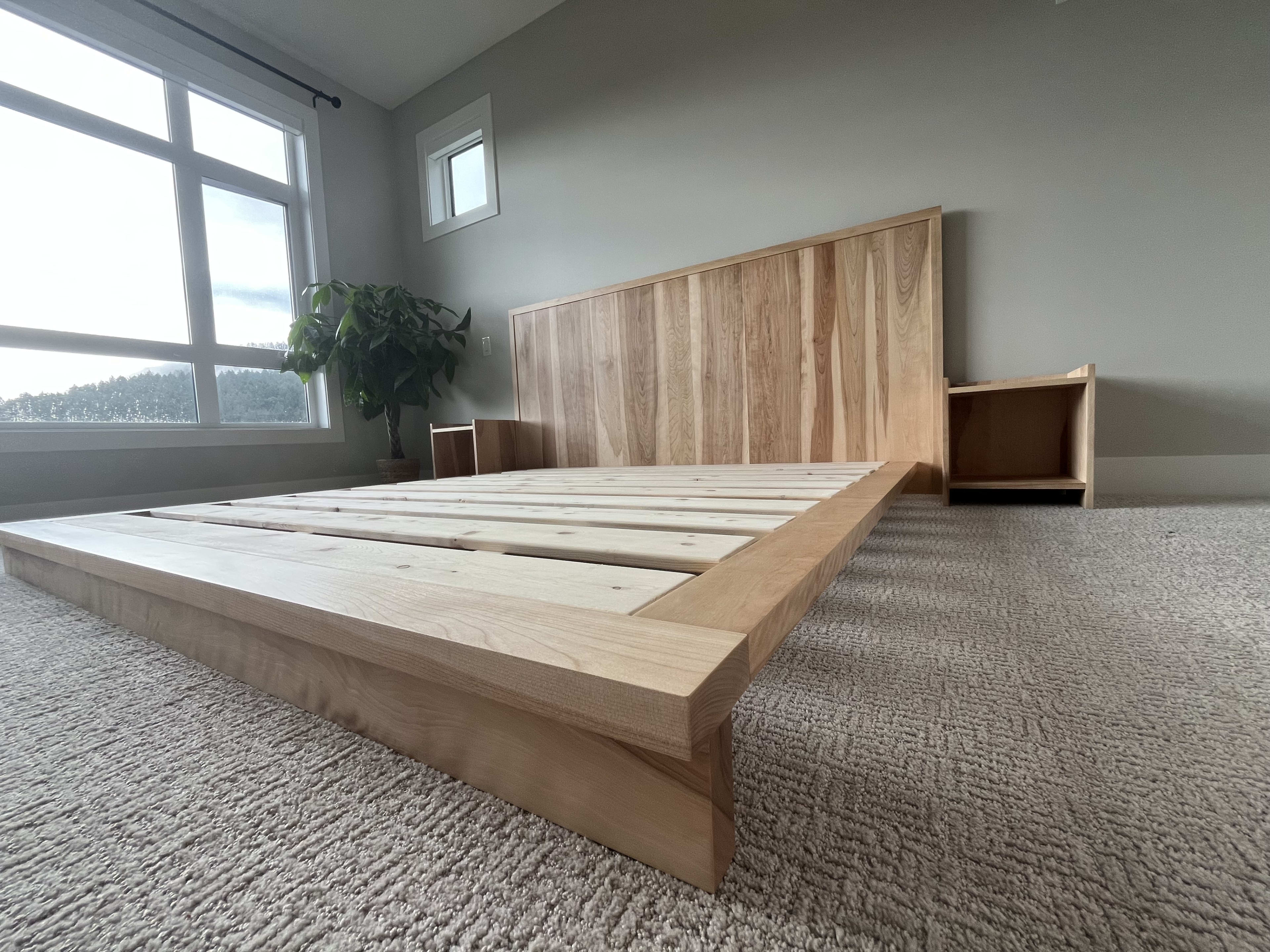 Birch Waterfall Platform Bedframe thumbnail 6