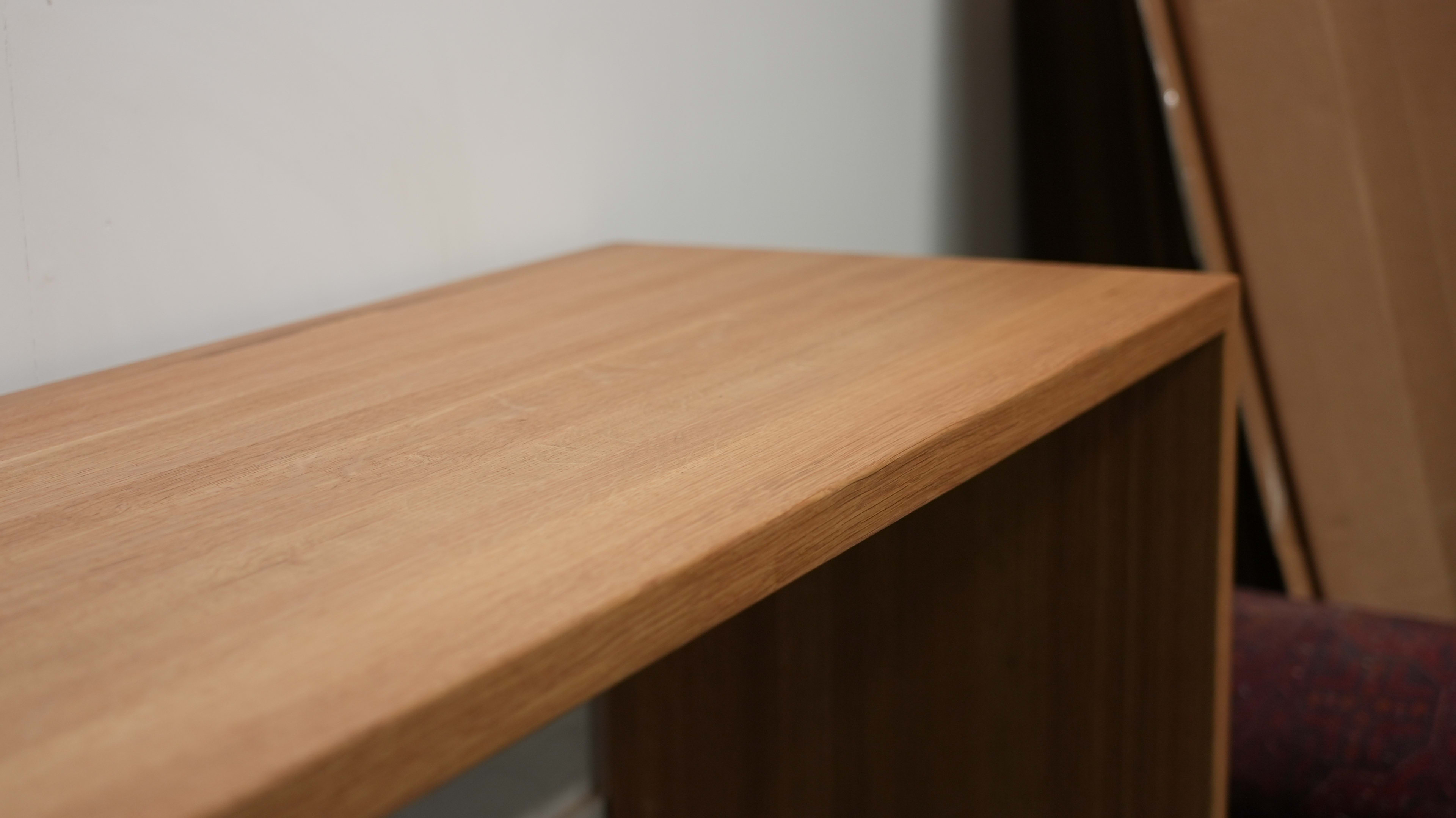 White Oak Waterfall Bench thumbnail 7