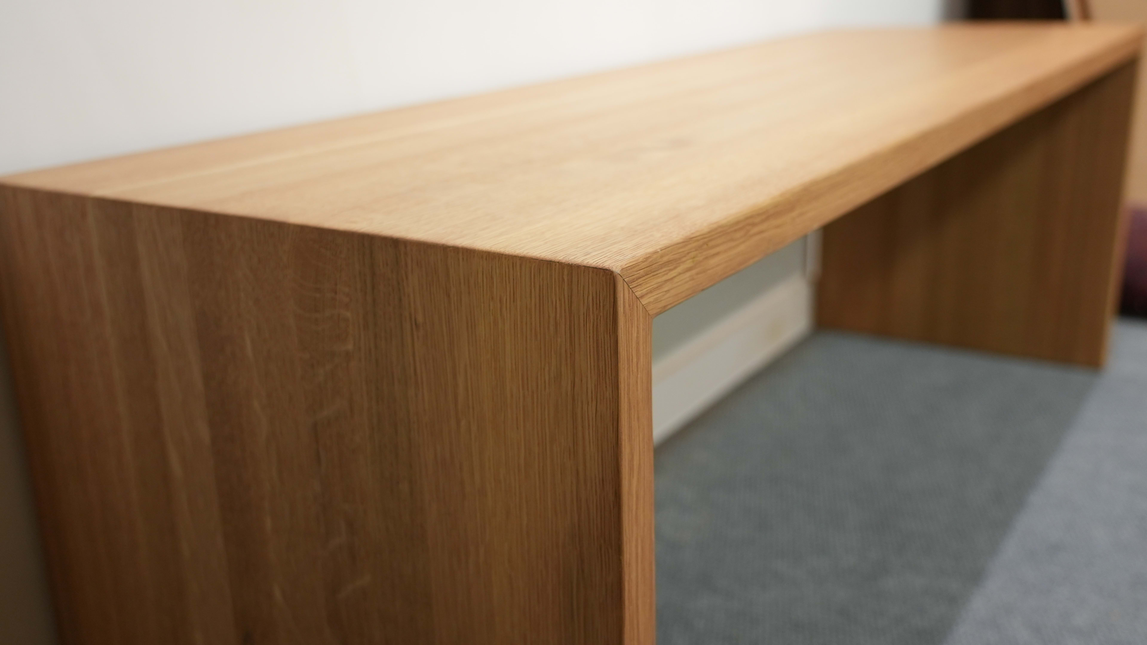 White Oak Waterfall Bench thumbnail 9