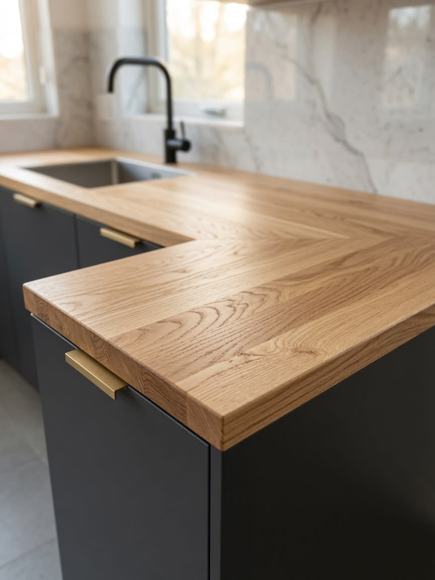 Ash Butcher Block Countertop - Image 1