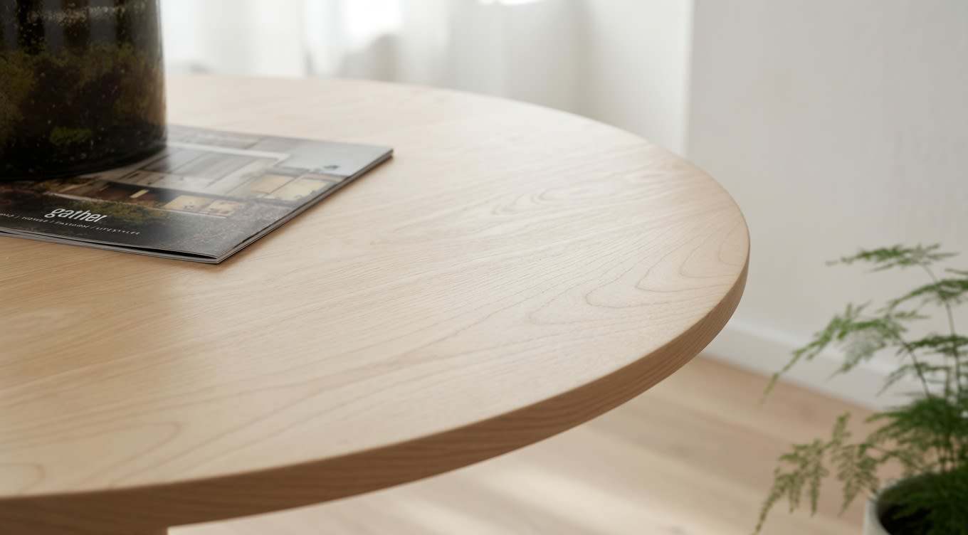 Northern Birch Round Coffee Table thumbnail 2
