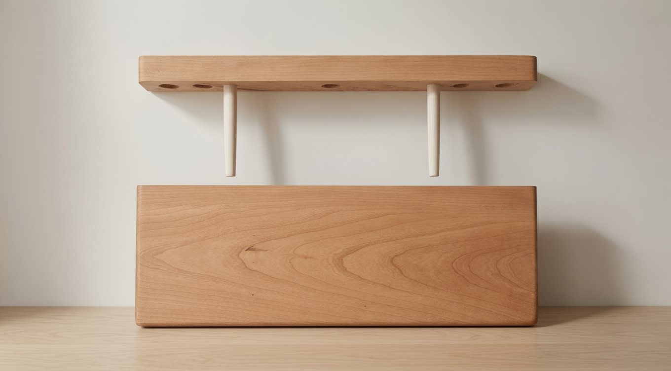 Floating Cherry Shelf thumbnail 2